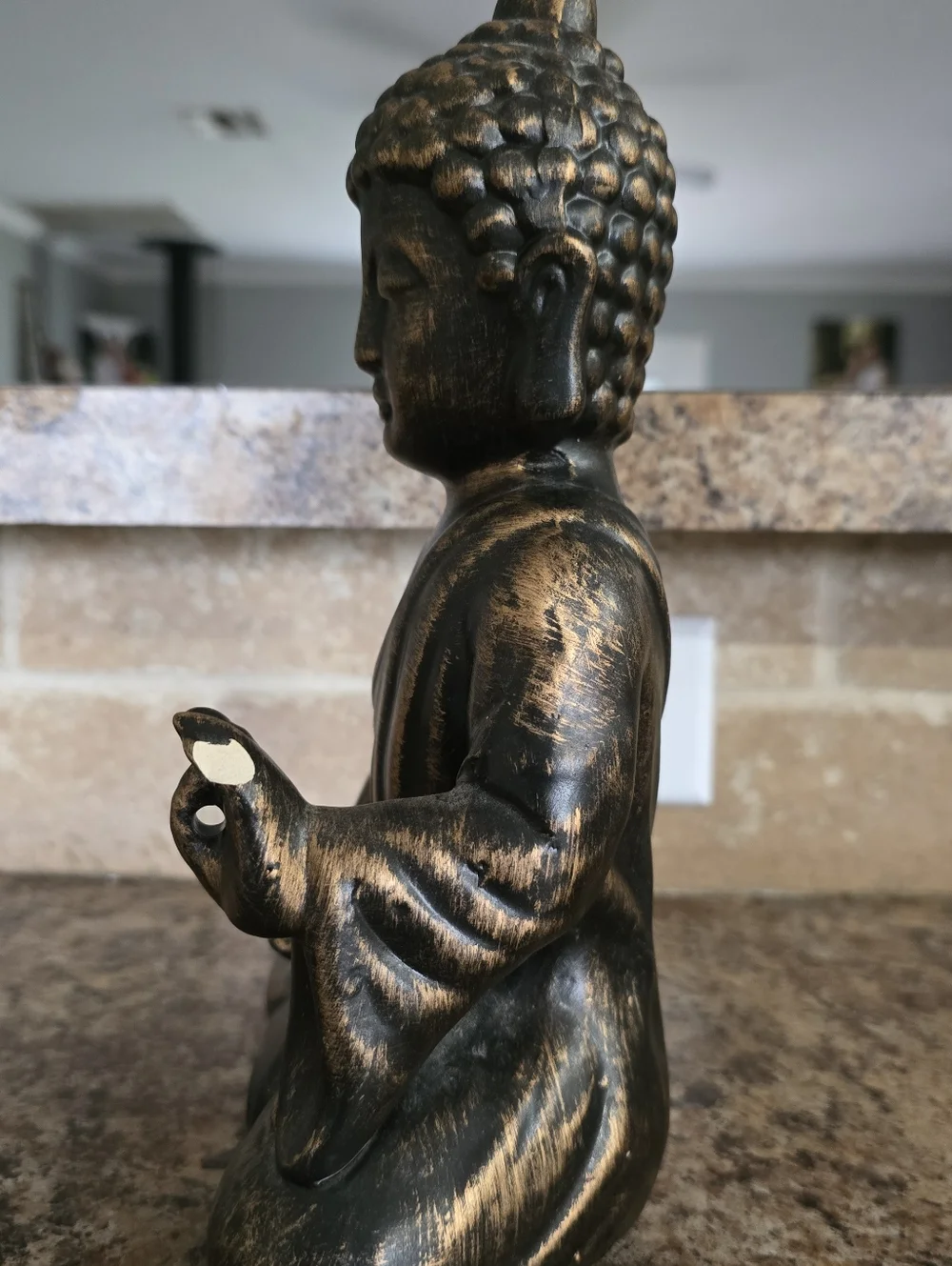 Pier 1 Bronze Buddha Statue